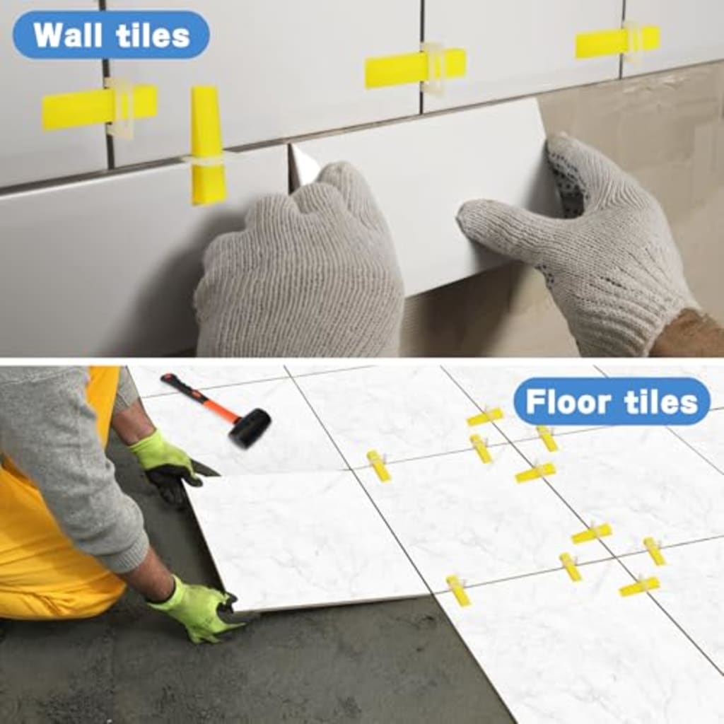 Construction 23 Tile Leveling System with Rubber Mallet