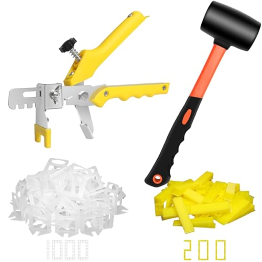 Construction 23 Tile Leveling System with Rubber Mallet