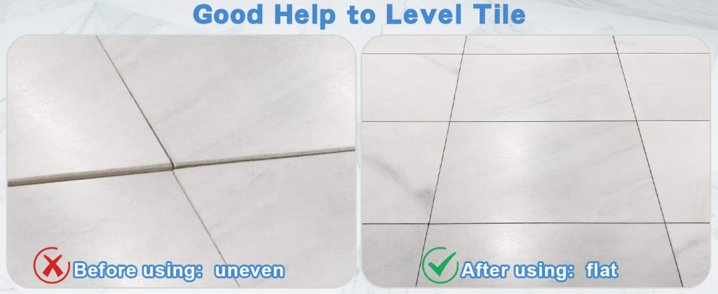 Construction 23 Tile Leveling System with Rubber Mallet